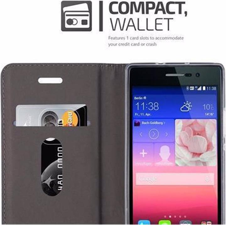 Actual product image Cadorabo Book Jeans Optics Cover (Huawei Ascend P7)