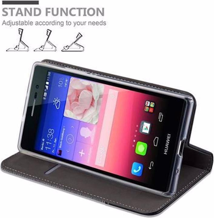 Actual product image Cadorabo Book Jeans Optics Cover (Huawei Ascend P7)
