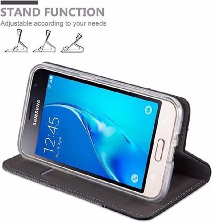 Actual product image Cadorabo Book Jeans Optics Cover (Samsung Galaxy J1 (2016))