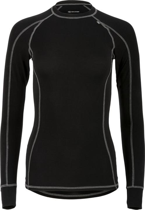Produktbild Highlander Bamboo 190 Womens L/S Top Black Xl (XL)