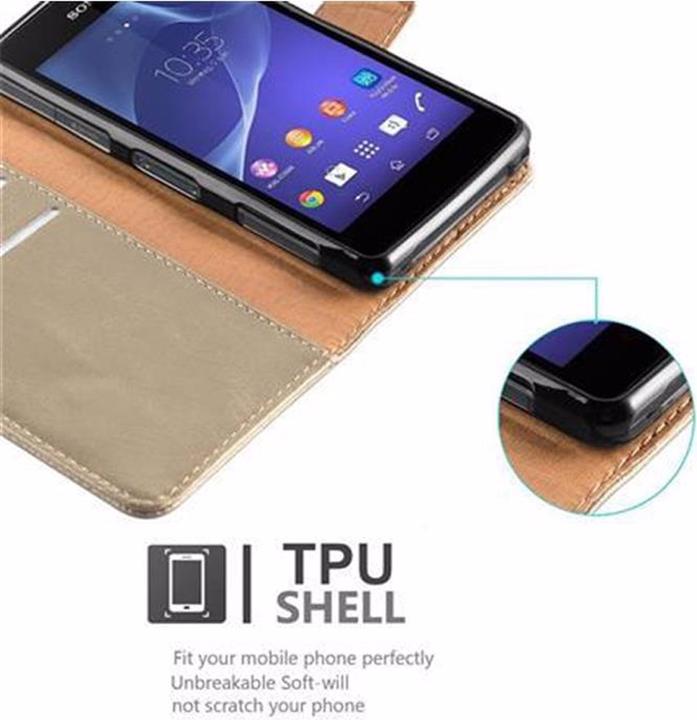 Produktbild Cadorabo Book Luxury Cover (Sony Xperia Z1 Compact)