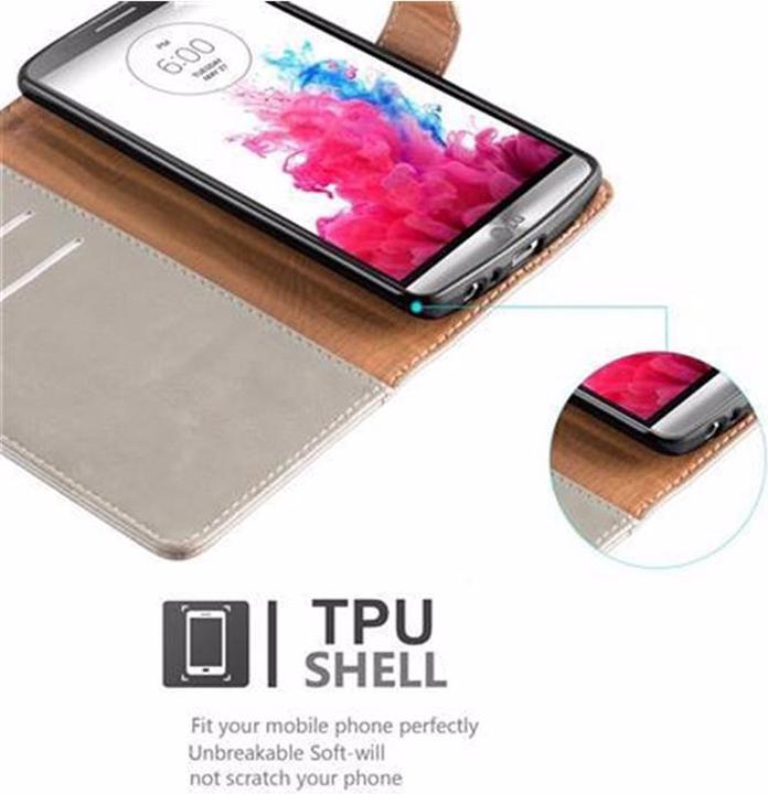 Produktbild Cadorabo Book Luxury Cover (LG G3)