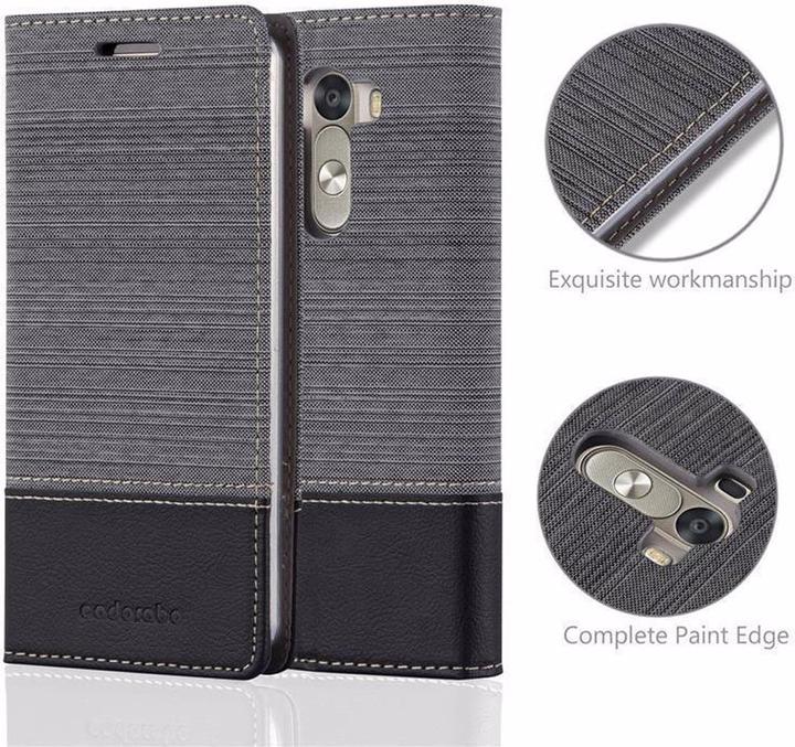 Produktbild Cadorabo Book Jeans Optik Cover (LG G3)
