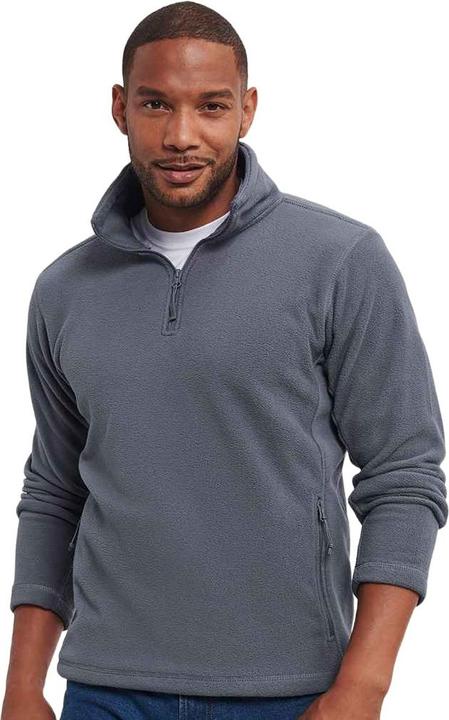 Actual product image Russell Mens Zip Neck Outdoor Fleece Top (XL)