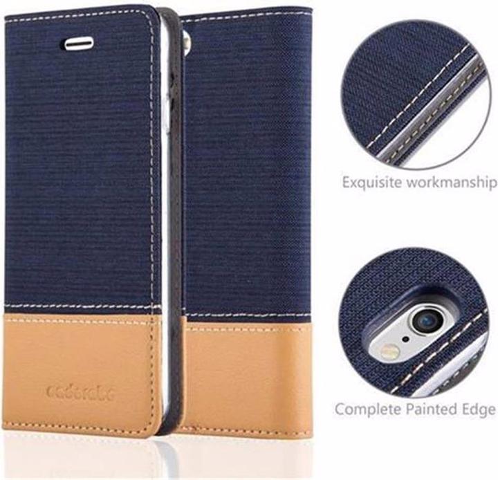 Image du produit Cadorabo Couverture look jeans Book (Apple iPhone 6)