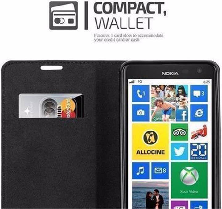 Actual product image Cadorabo Book Invisible Magnet Cover (Nokia Lumia 625)