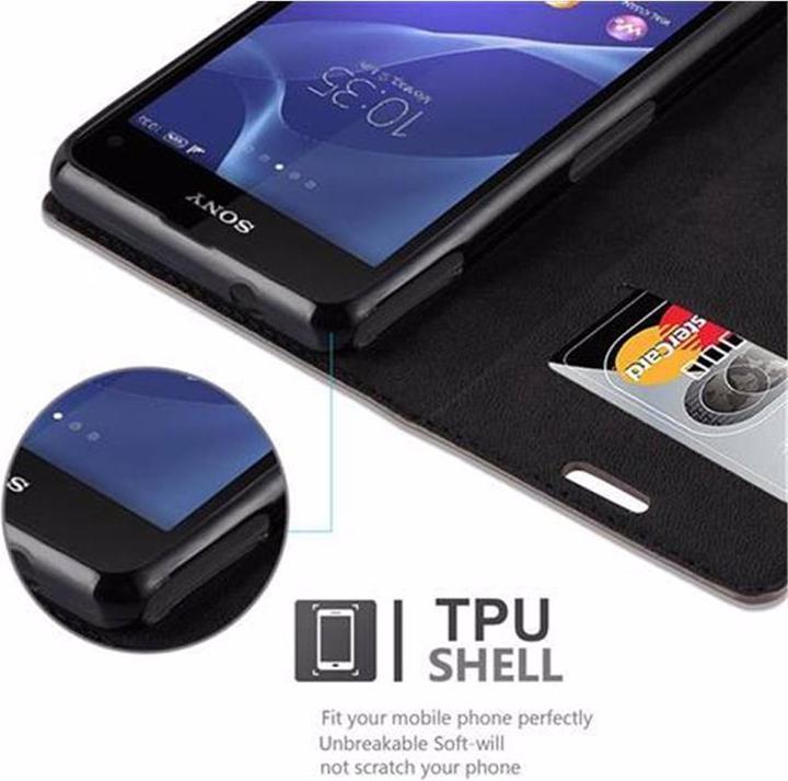 Produktbild Cadorabo Book Invisible Magnet Cover (Sony Xperia Z1 Compact)