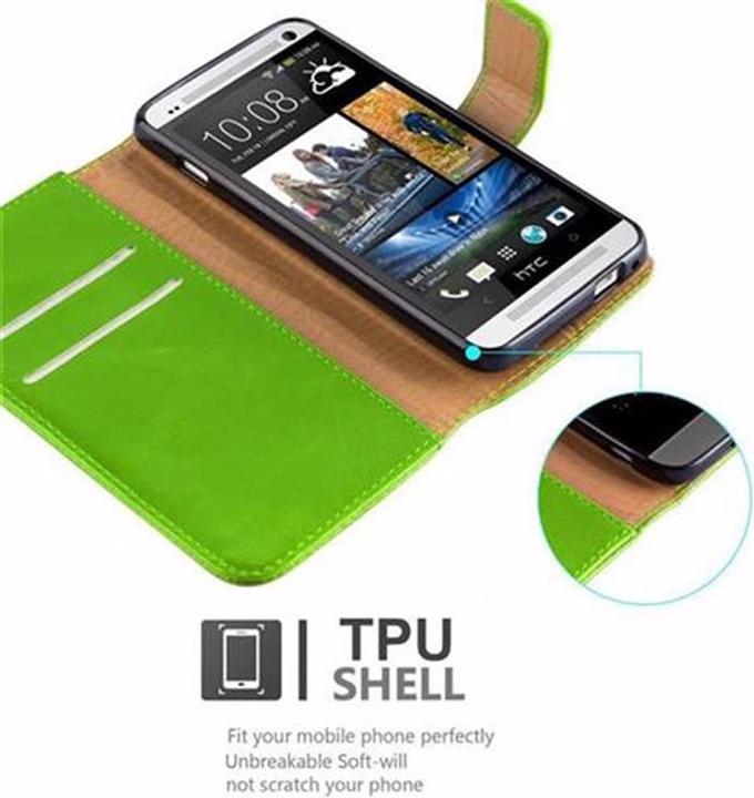 Actual product image Cadorabo Book Luxury Cover (HTC One M7)