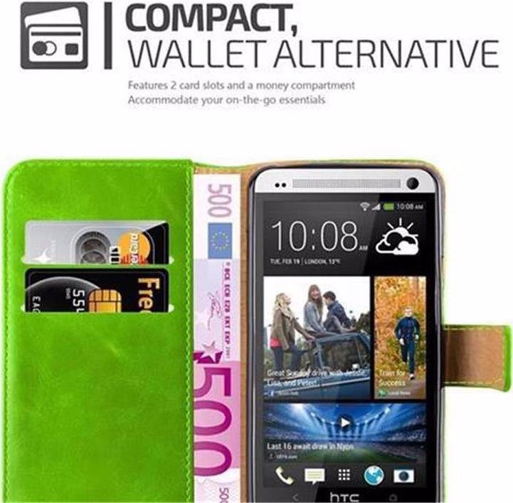 Actual product image Cadorabo Book Luxury Cover (HTC One M7)