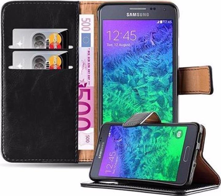 Actual product image Cadorabo Book Luxury Cover (Samsung Galaxy Alpha)