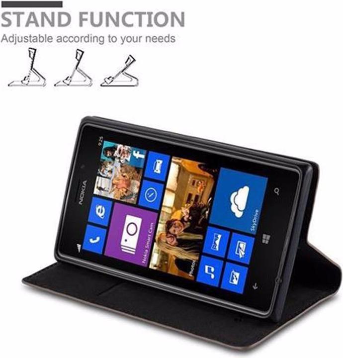 Productafbeelding Cadorabo Boek Onzichtbare Magneethoes (Nokia Lumia 925)