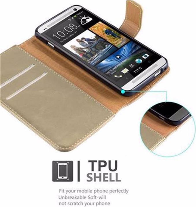 Produktbild Cadorabo Book Luxury Cover (HTC One M7)