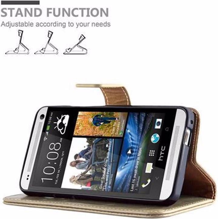 Produktbild Cadorabo Book Luxury Cover (HTC One M7)