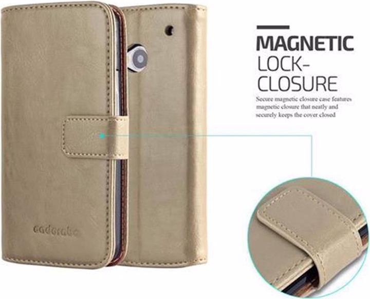 Produktbild Cadorabo Book Luxury Cover (HTC One M7)