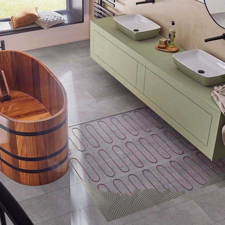 Immagine prodotto AEG Haustechnik Comfort Turbo Thermo Floor TBS TC 200/3 Set Plus, set completo di riscaldamento elettrico a