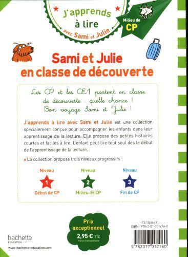 Produktbild Sami et Julie en classe de découverte : niveau 2, milieu de CP (Französisch, Lebrun Sandra, Audrain Loïc, 2017)