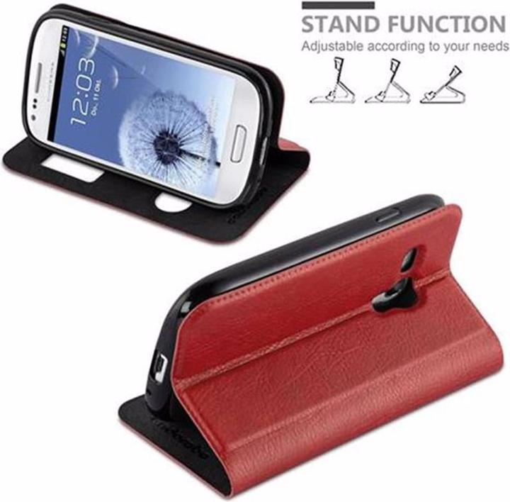 Produktbild Cadorabo Book mit View Doppelfenster Cover (Samsung Galaxy S3 Mini)