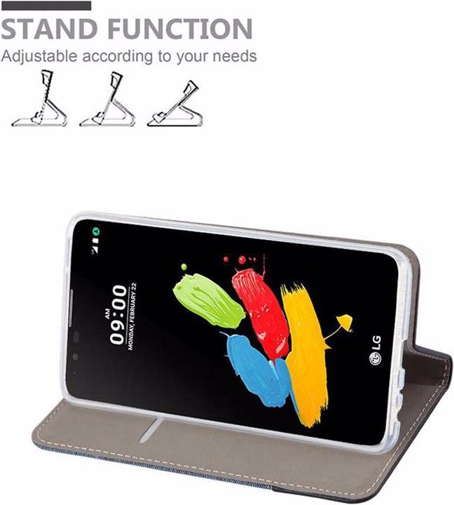 Actual product image Cadorabo Book Jeans Optics Cover (LG Stylus 2)