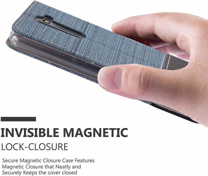 Actual product image Cadorabo Book Jeans Optics Cover (LG Stylus 2)