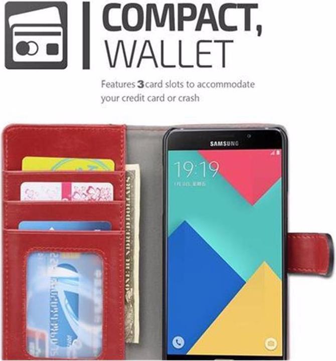 Actual product image Cadorabo Book two color stripe cover (Samsung Galaxy A5 (2016))