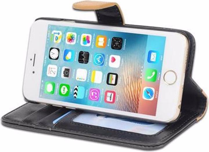 Produktbild Cadorabo Book zweifarbige Streifen Cover (Apple iPhone 6)