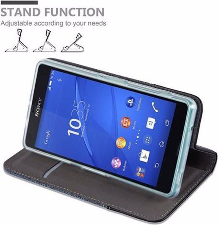 Image du produit Cadorabo Couverture look jeans Book (Sony Xperia Z3 Compact)