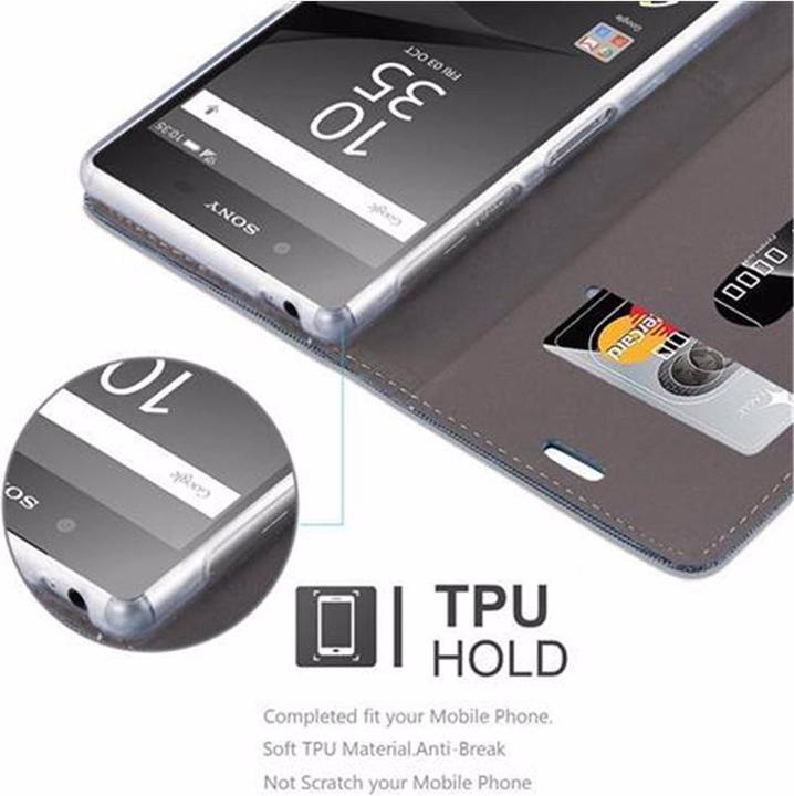 Actual product image Cadorabo Book Jeans Optics Cover (Sony Xperia Z5)