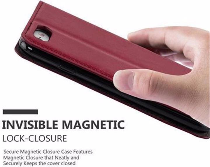 Actual product image Cadorabo Book Invisible Magnet Cover (Apple iPhone 7, Apple iPhone SE (2nd Gen))