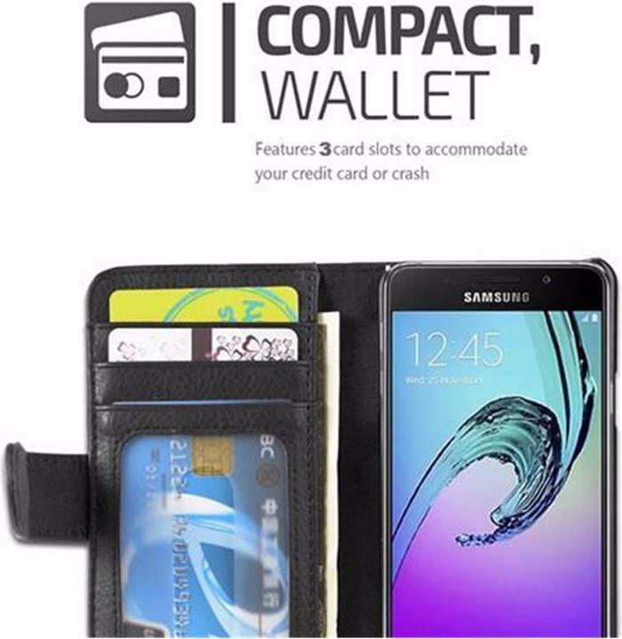 Produktbild Cadorabo Book mit 3 Kartenfächer Cover (Samsung Galaxy A3 (2016))