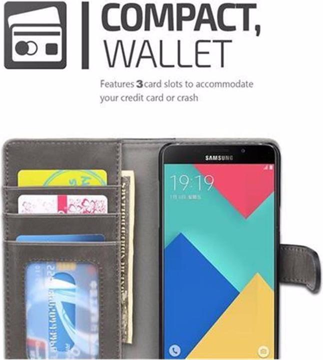 Actual product image Cadorabo Book two color stripe cover (Samsung Galaxy A5 (2016))