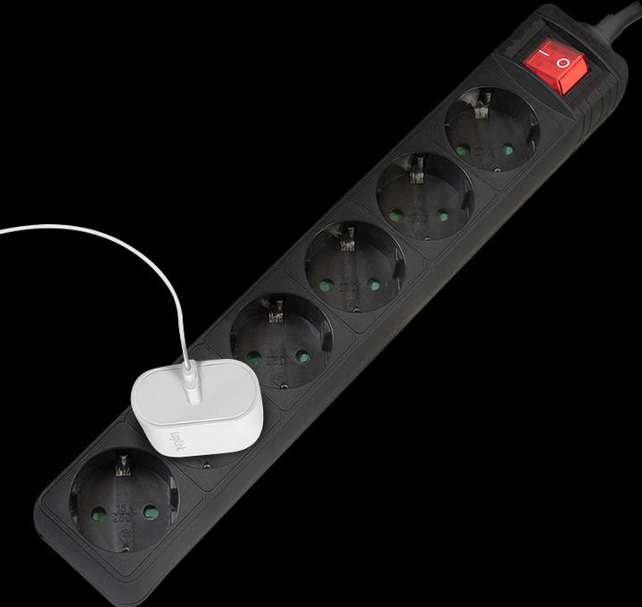 Produktbild LogiLink Steckdosenleiste (6 x, CEE 7/3, 1.50 m)