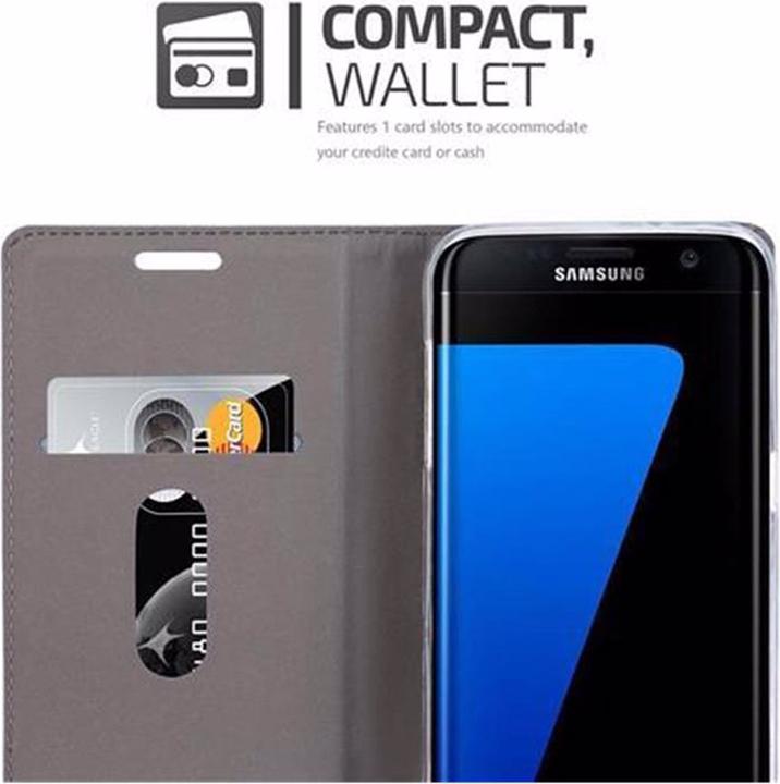 Produktbild Cadorabo Book Jeans Optik Cover (Samsung Galaxy S7 Edge)