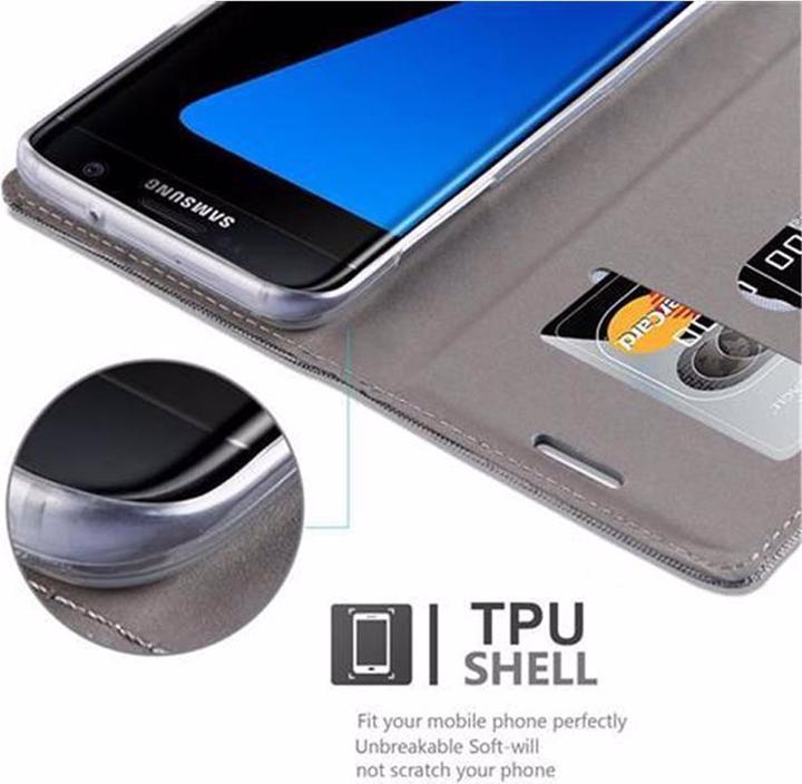 Produktbild Cadorabo Book Jeans Optik Cover (Samsung Galaxy S7 Edge)