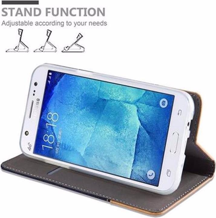 Produktbild Cadorabo Book Jeans Optik Cover (Samsung Galaxy J5 (2015))