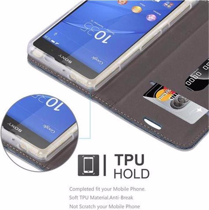 Image du produit Cadorabo Couverture look jeans Book (Sony Xperia Z2 Compact)