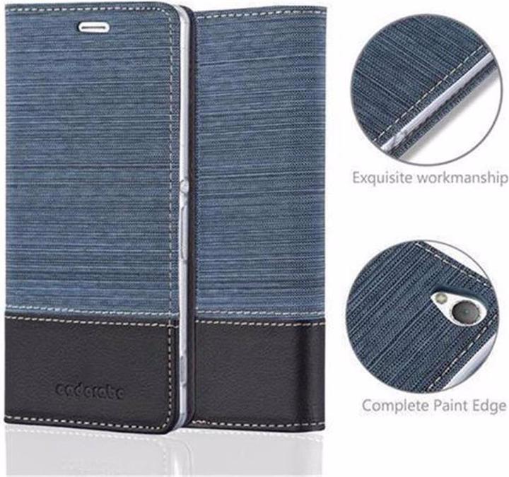 Produktbild Cadorabo Book Jeans Optik Cover (Sony Xperia Z3)