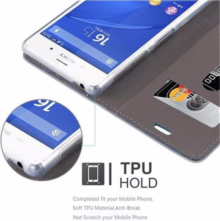 Produktbild Cadorabo Book Jeans Optik Cover (Sony Xperia Z3)