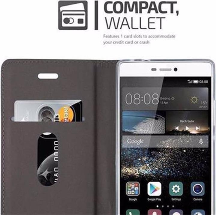 Image du produit Cadorabo Couverture look jeans Book (Huawei P8)