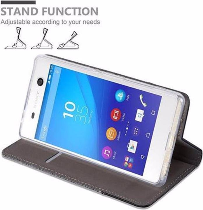 Produktbild Cadorabo Book Jeans Optik Cover (Sony Xperia M5)