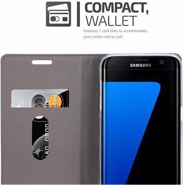 Produktbild Cadorabo Book Jeans Optik Cover (Samsung Galaxy S7 Edge)
