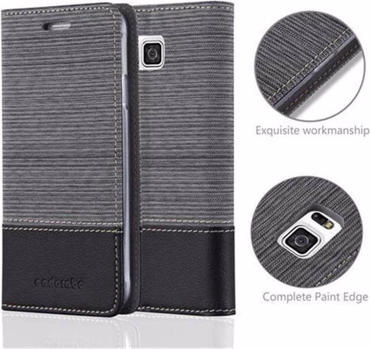 Produktbild Cadorabo Book Jeans Optik Cover (Samsung Galaxy Alpha)