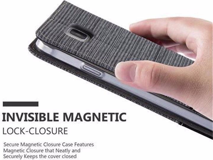 Produktbild Cadorabo Book Jeans Optik Cover (Samsung Galaxy Alpha)