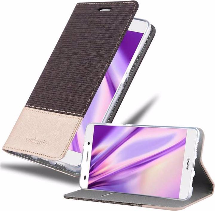 Produktbild Cadorabo Book Jeans Optik Cover (Huawei P8 Lite)