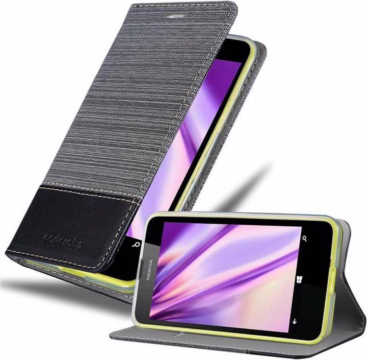 Produktbild Cadorabo Book Jeans Optik Cover (Nokia Lumia 630)