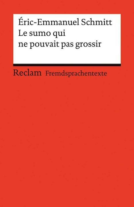 Actual product image Le sumo qui ne pouvait pas grossir (French, Eric-Emmanuel Schmitt, Ernst Kemmner)