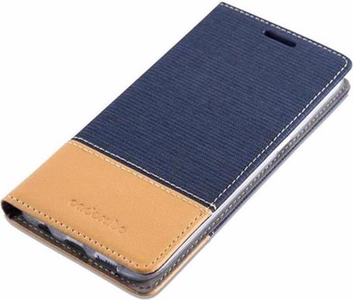 Produktbild Cadorabo Book Jeans Optik Cover (Samsung Galaxy S7 Edge)