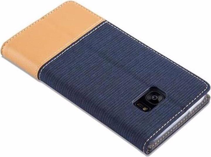 Produktbild Cadorabo Book Jeans Optik Cover (Samsung Galaxy S7 Edge)
