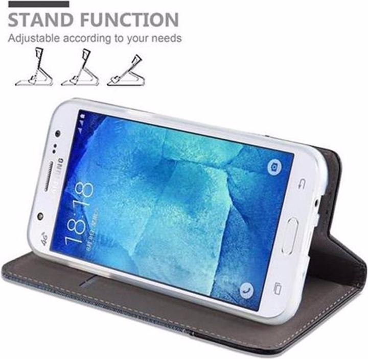 Produktbild Cadorabo Book Jeans Optik Cover (Samsung Galaxy J5 (2015))