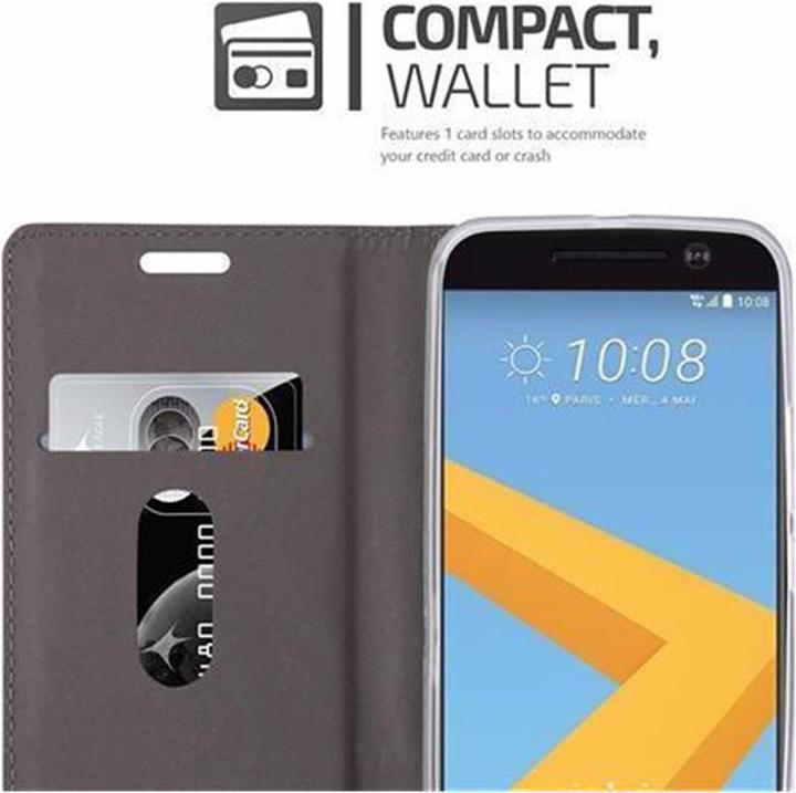 Produktbild Cadorabo Book Jeans Optik Cover (HTC One 10)