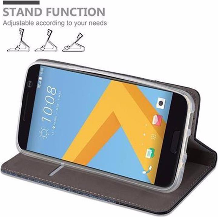 Produktbild Cadorabo Book Jeans Optik Cover (HTC One 10)